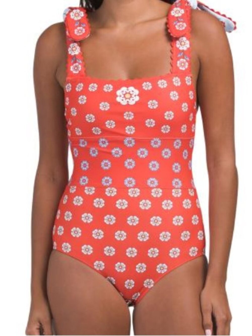 JESSIE ZHAO NEW YORK Floral Print One-Piece Swimsuit
